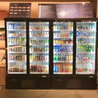 便利店玻璃門柜